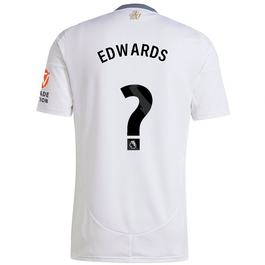 Niño Fútbol Camiseta I-Lani Edwards #0 Blanco 2ª Equipación 2024/25 Argentina