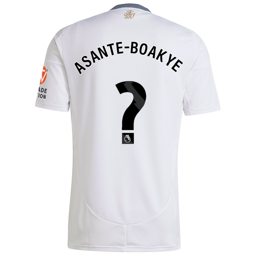 Niño Fútbol Camiseta Max Asante-Boakye #0 Blanco 2ª Equipación 2024/25 Argentina