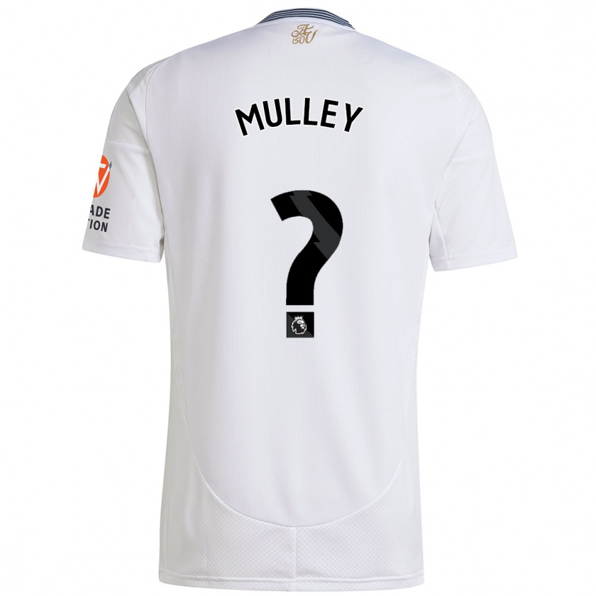 Niño Fútbol Camiseta Trai-Varn Mulley #0 Blanco 2ª Equipación 2024/25 Argentina