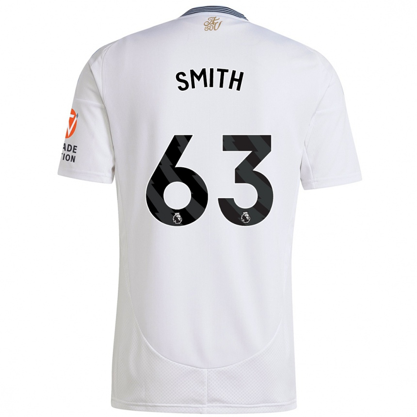 Niño Fútbol Camiseta Kerr Smith #63 Blanco 2ª Equipación 2024/25 Argentina