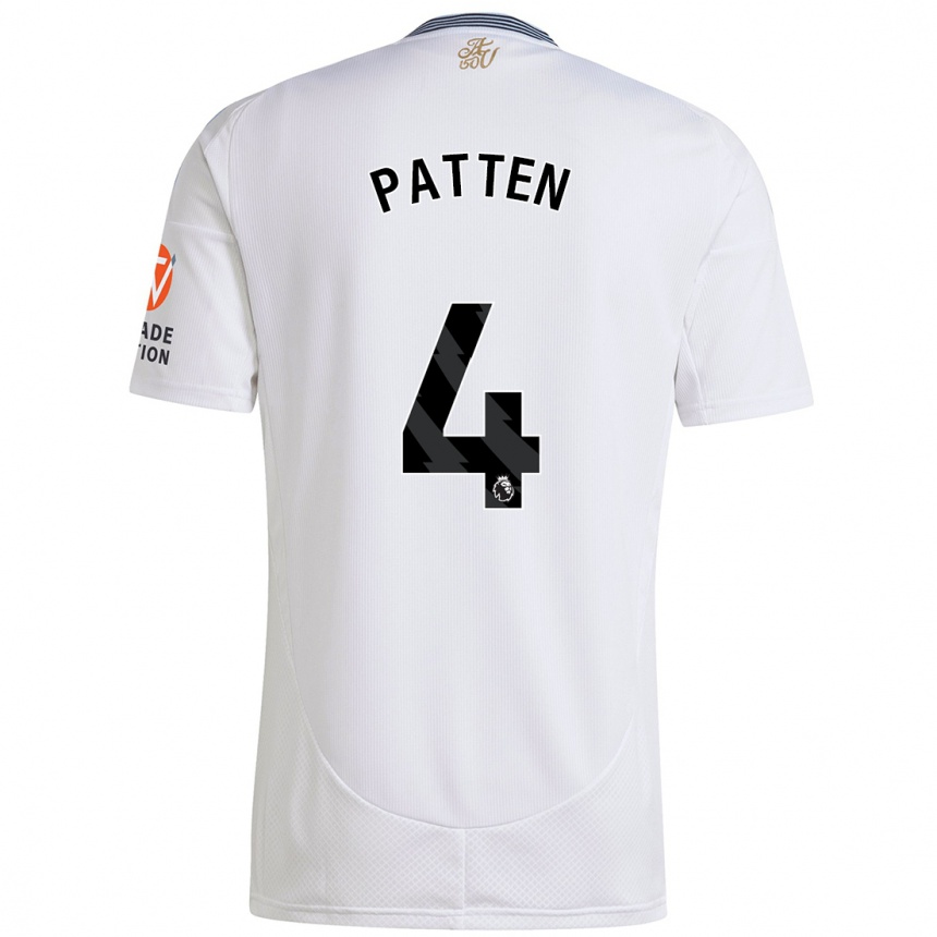 Niño Fútbol Camiseta Anna Patten #4 Blanco 2ª Equipación 2024/25 Argentina