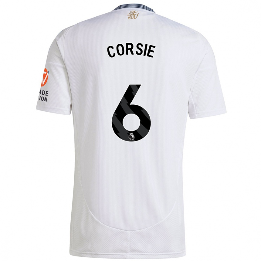 Niño Fútbol Camiseta Rachel Corsie #6 Blanco 2ª Equipación 2024/25 Argentina