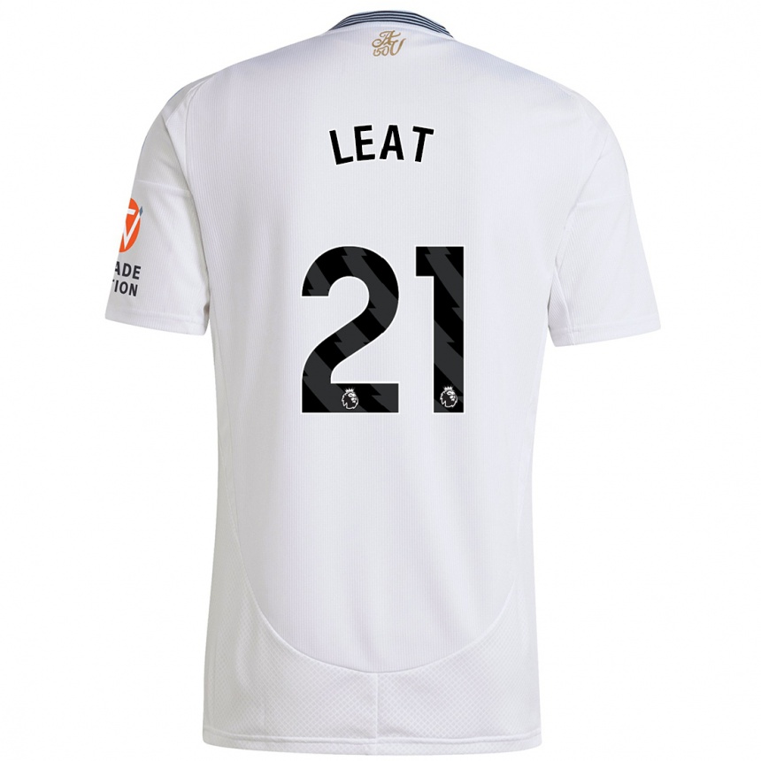 Niño Fútbol Camiseta Anna Leat #21 Blanco 2ª Equipación 2024/25 Argentina