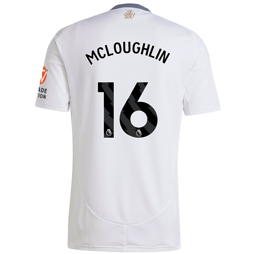 Niño Fútbol Camiseta Olivia Mcloughlin #16 Blanco 2ª Equipación 2024/25 Argentina