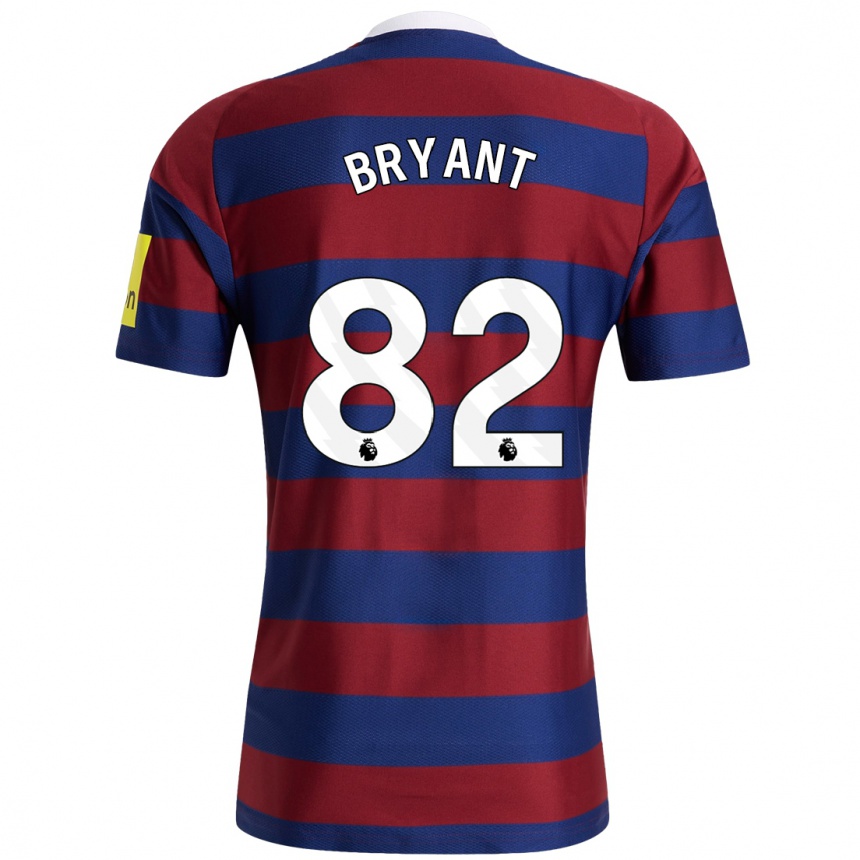 Niño Fútbol Camiseta Thomas Bryant #82 Burdeos Azul Marino 2ª Equipación 2024/25 Argentina