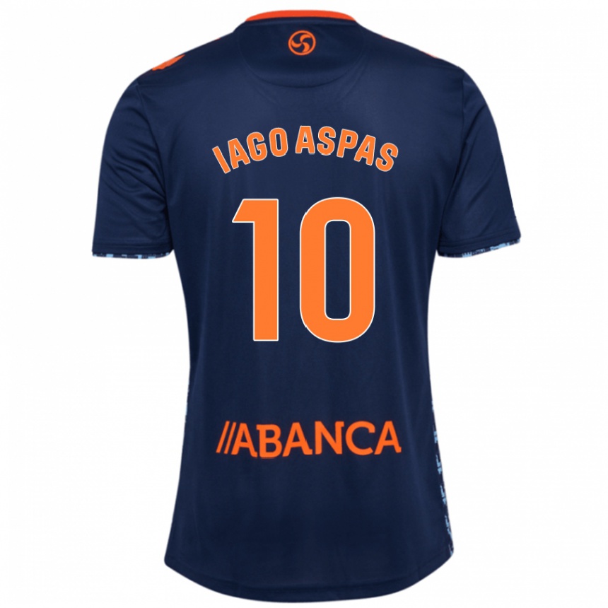 Niño Fútbol Camiseta Iago Aspas #10 Azul Marino 2ª Equipación 2024/25 Argentina