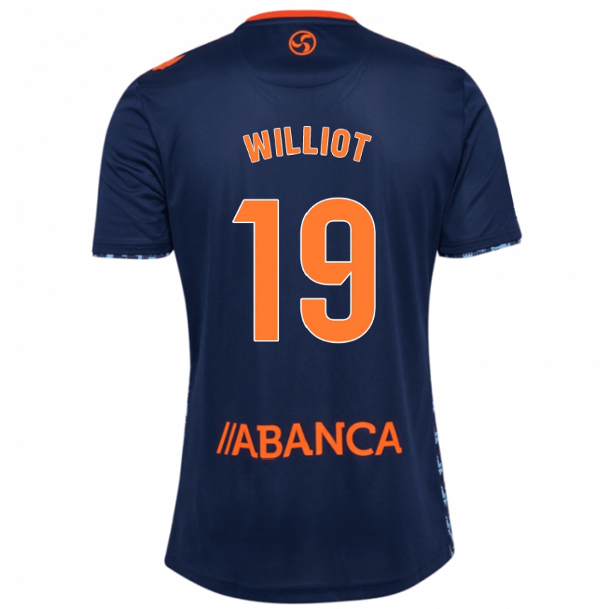 Niño Fútbol Camiseta Williot Swedberg #19 Azul Marino 2ª Equipación 2024/25 Argentina