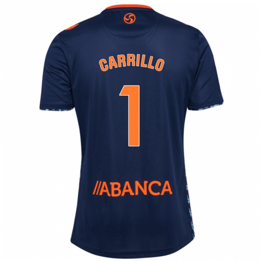 Niño Fútbol Camiseta Coke Carrillo #1 Azul Marino 2ª Equipación 2024/25 Argentina