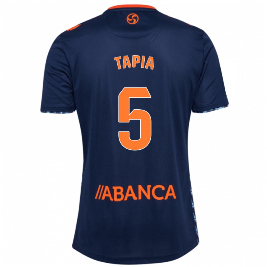 Niño Fútbol Camiseta Renato Tapia #5 Azul Marino 2ª Equipación 2024/25 Argentina