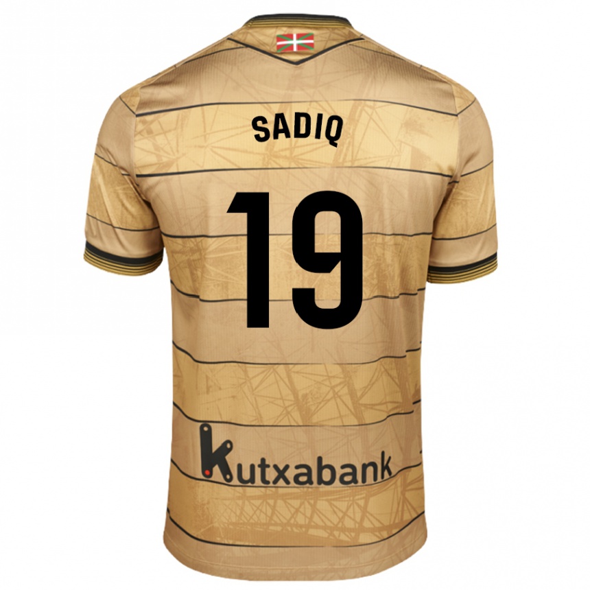 Niño Fútbol Camiseta Umar Sadiq #19 Marrón 2ª Equipación 2024/25 Argentina