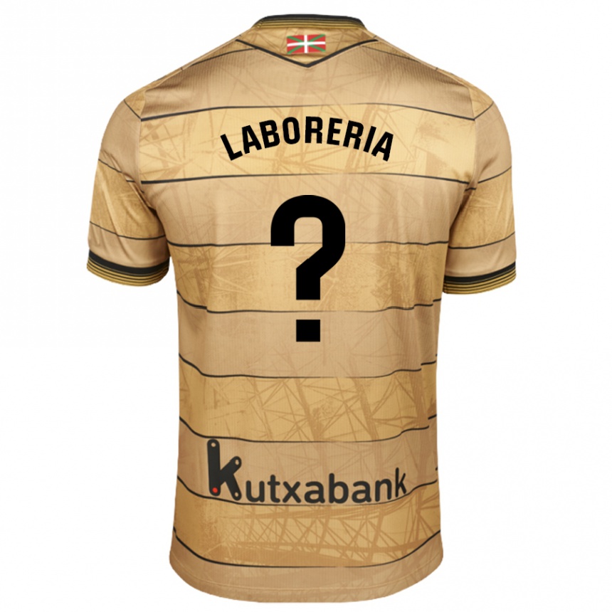 Niño Fútbol Camiseta Marc Laborería #0 Marrón 2ª Equipación 2024/25 Argentina