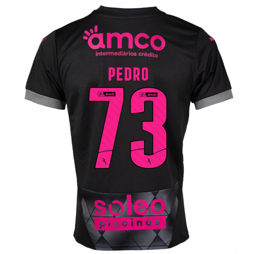 Niño Fútbol Camiseta Zé Pedro #73 Negro Rosa 2ª Equipación 2024/25 Argentina