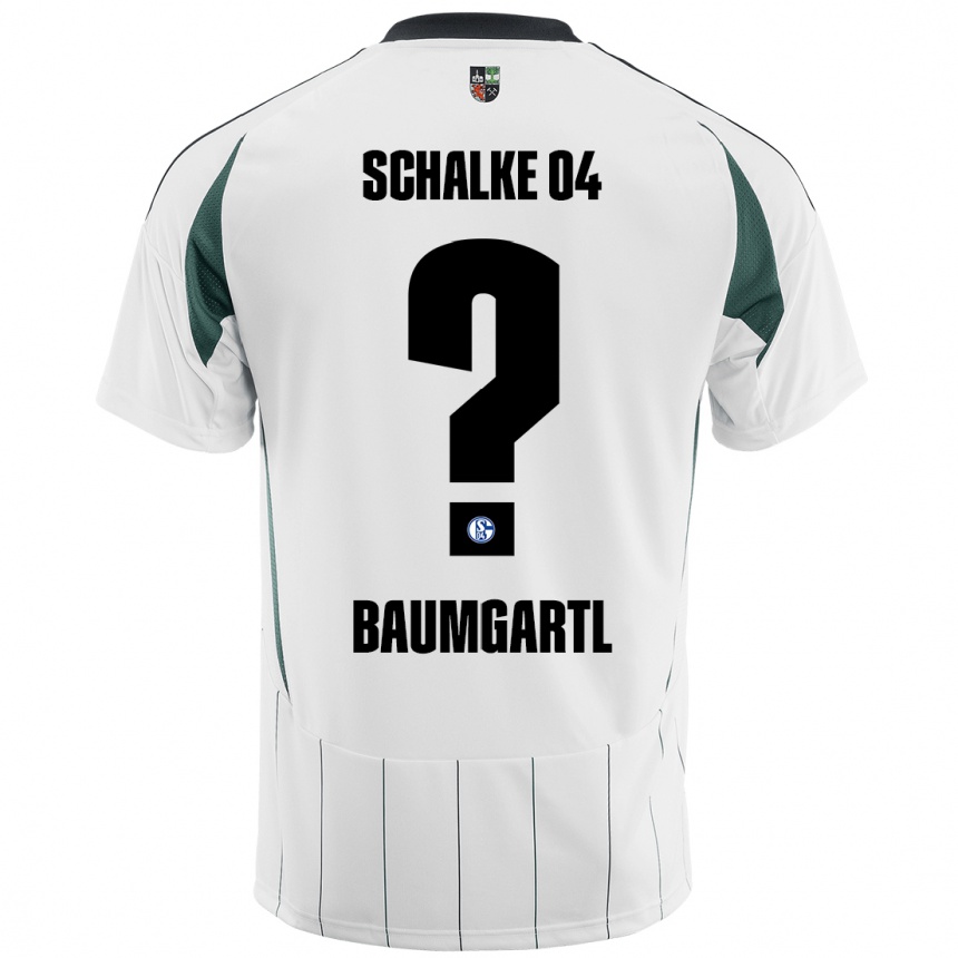 Niño Fútbol Camiseta Timo Baumgartl #0 Blanco Verde 2ª Equipación 2024/25 Argentina