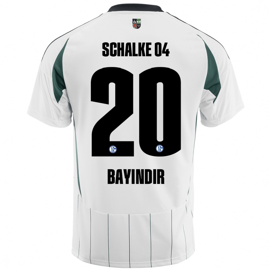 Niño Fútbol Camiseta Aris Bayindir #20 Blanco Verde 2ª Equipación 2024/25 Argentina