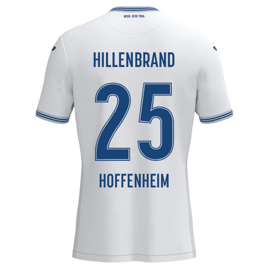 Niño Fútbol Camiseta Jack Hillenbrand #25 Blanco Azul 2ª Equipación 2024/25 Argentina