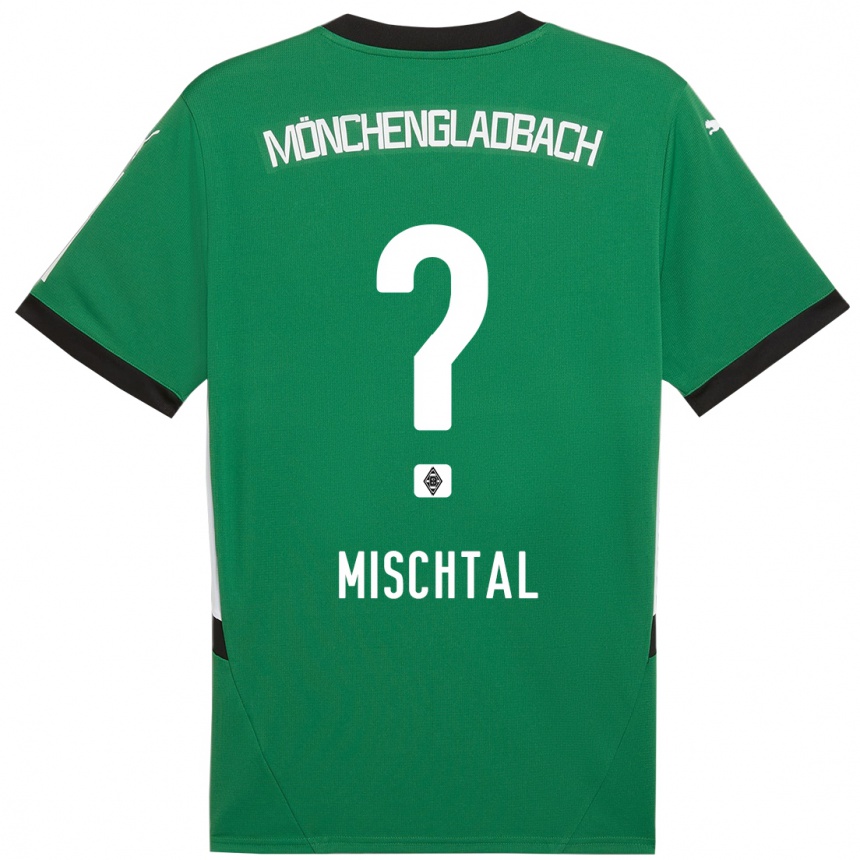 Niño Fútbol Camiseta Kilian Mischtal #0 Verde Blanco 2ª Equipación 2024/25 Argentina