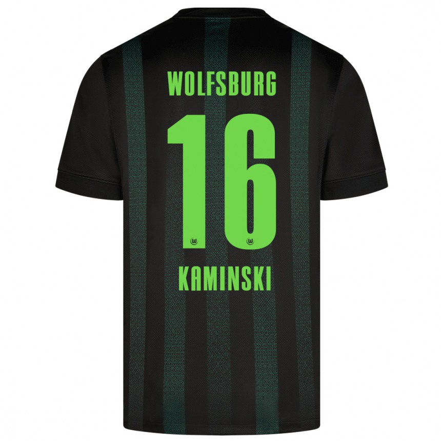 Niño Fútbol Camiseta Jakub Kaminski #16 Verde Oscuro 2ª Equipación 2024/25 Argentina