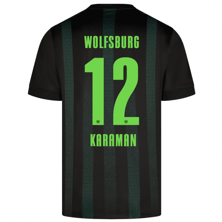 Niño Fútbol Camiseta Tarik Karaman #12 Verde Oscuro 2ª Equipación 2024/25 Argentina