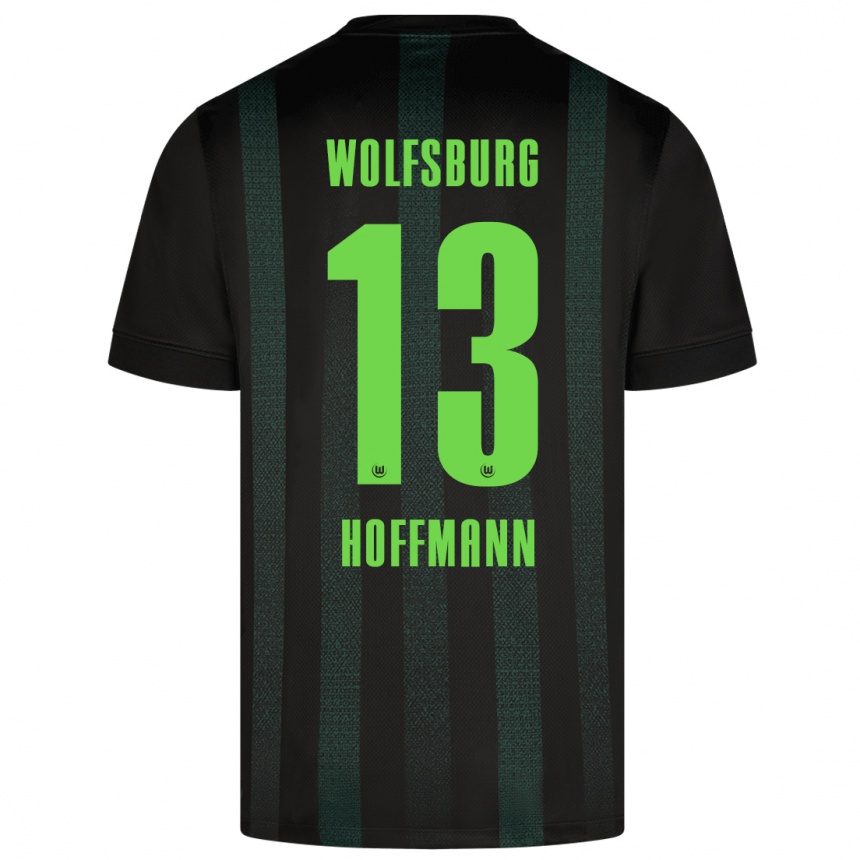 Niño Fútbol Camiseta Nils Hoffmann #13 Verde Oscuro 2ª Equipación 2024/25 Argentina