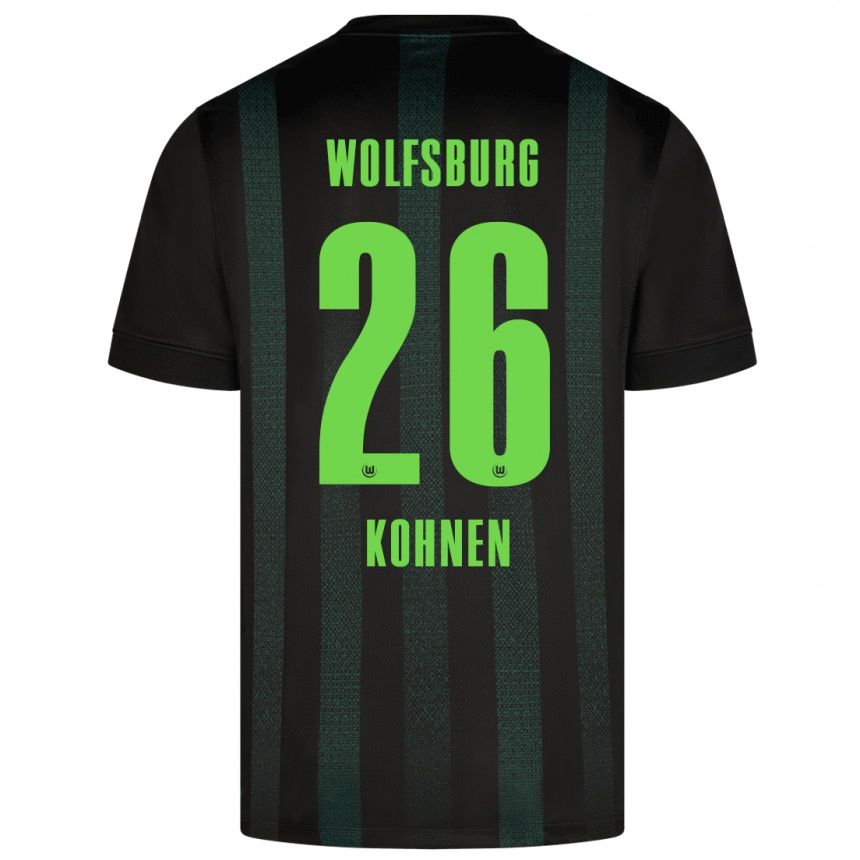 Niño Fútbol Camiseta Ben Kohnen #26 Verde Oscuro 2ª Equipación 2024/25 Argentina