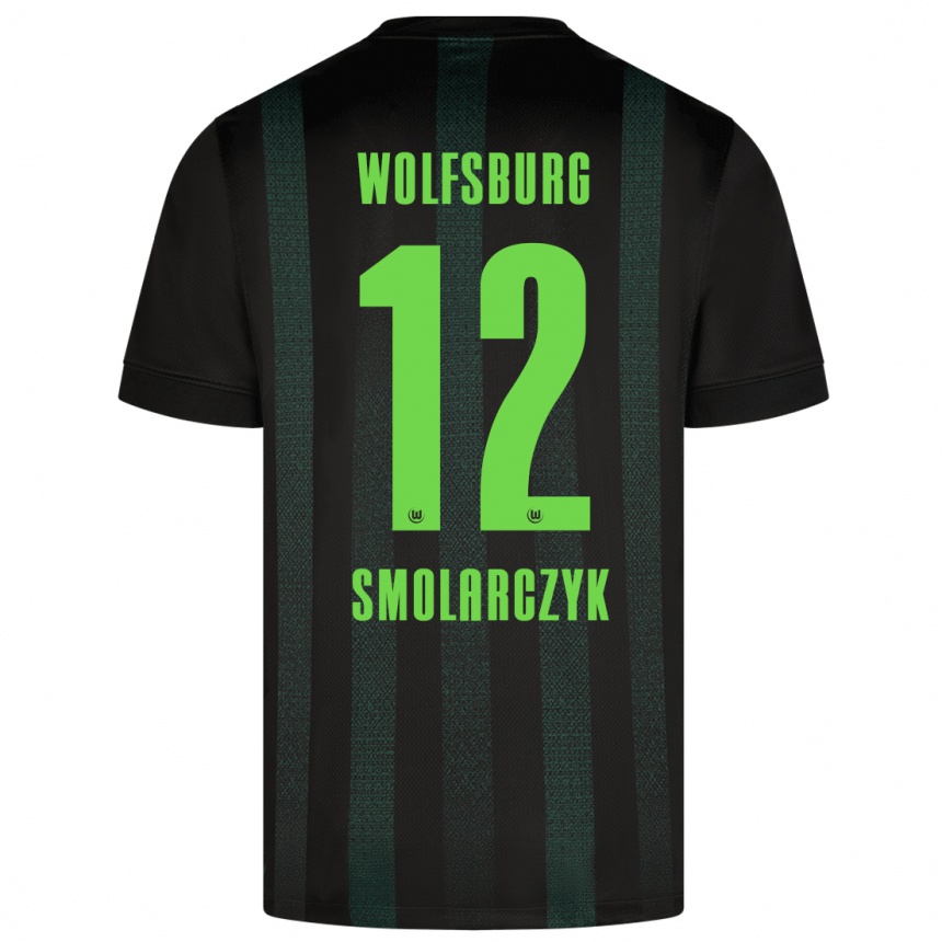 Niño Fútbol Camiseta Nelly Smolarczyk #12 Verde Oscuro 2ª Equipación 2024/25 Argentina