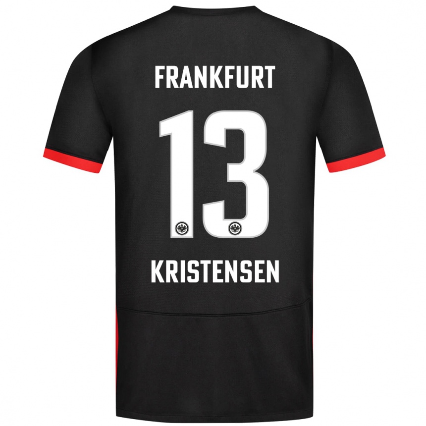 Niño Fútbol Camiseta Rasmus Kristensen #13 Negro 2ª Equipación 2024/25 Argentina