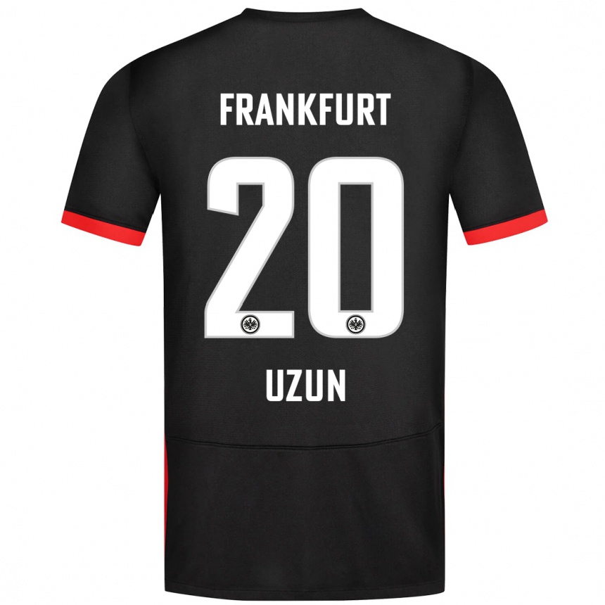 Niño Fútbol Camiseta Can Uzun #20 Negro 2ª Equipación 2024/25 Argentina