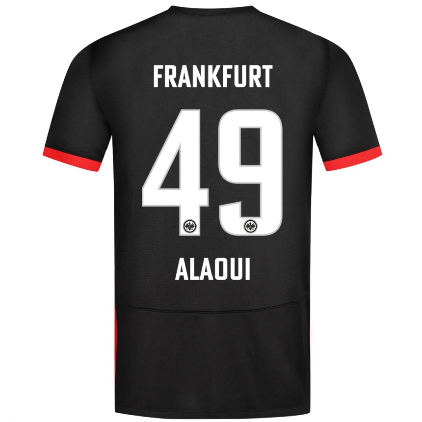 Niño Fútbol Camiseta Anas Alaoui #49 Negro 2ª Equipación 2024/25 Argentina