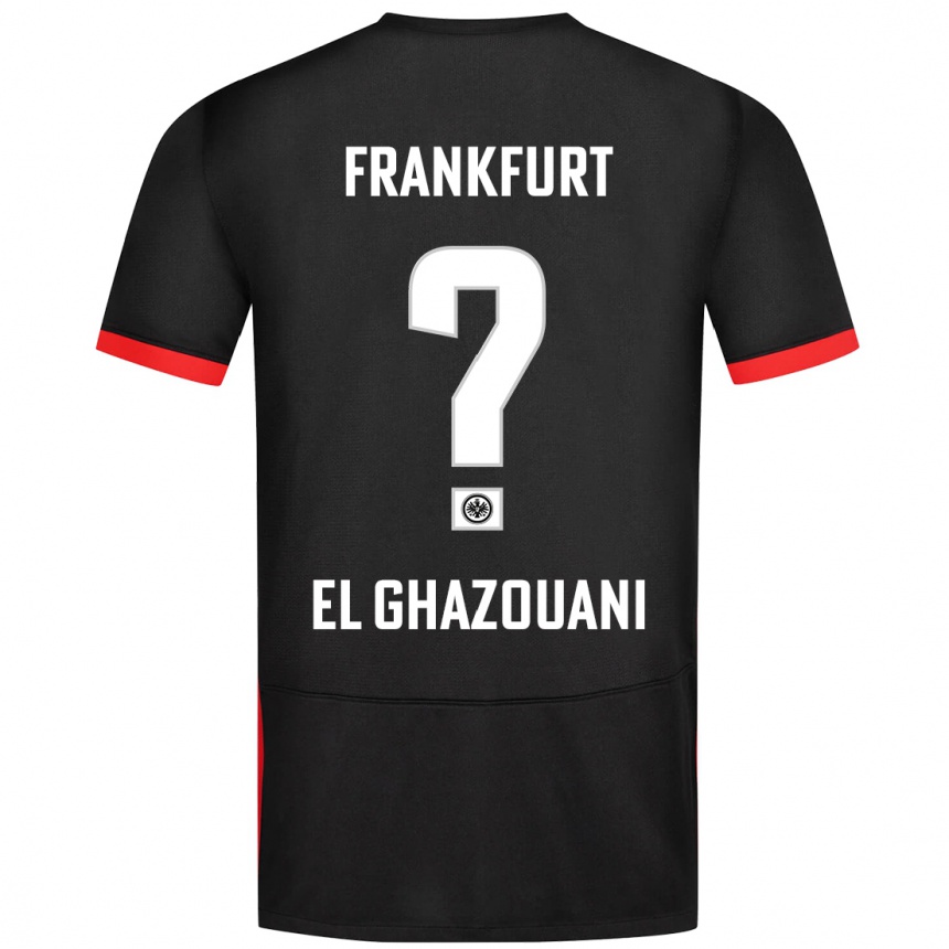 Niño Fútbol Camiseta Mohamed El Ghazouani #0 Negro 2ª Equipación 2024/25 Argentina