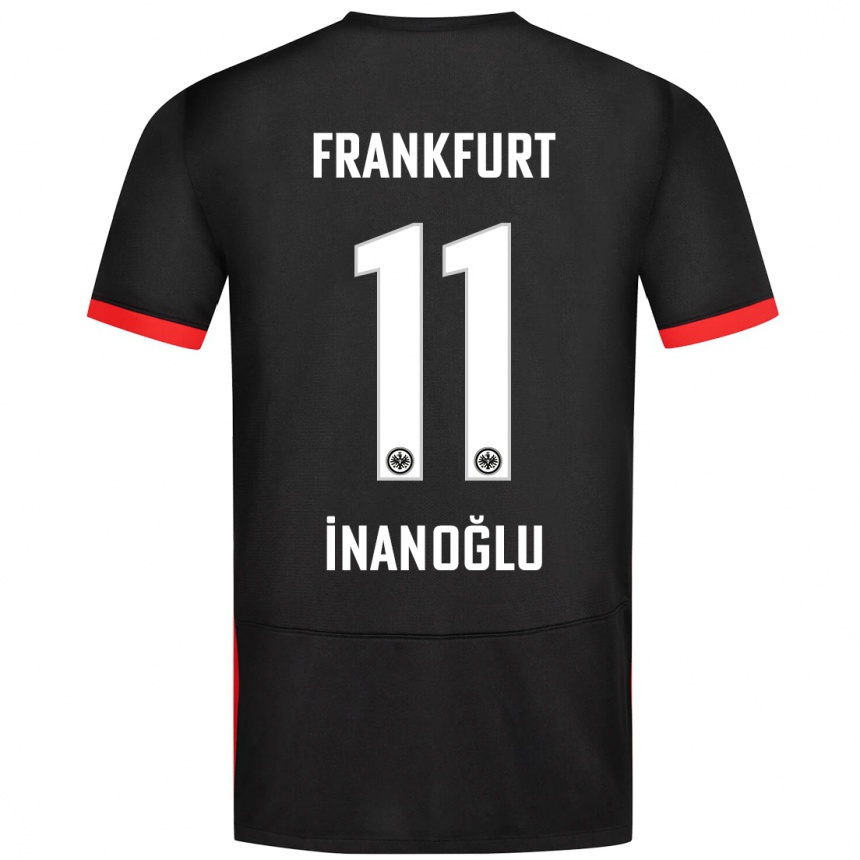 Niño Fútbol Camiseta Kaan İnanoğlu #11 Negro 2ª Equipación 2024/25 Argentina