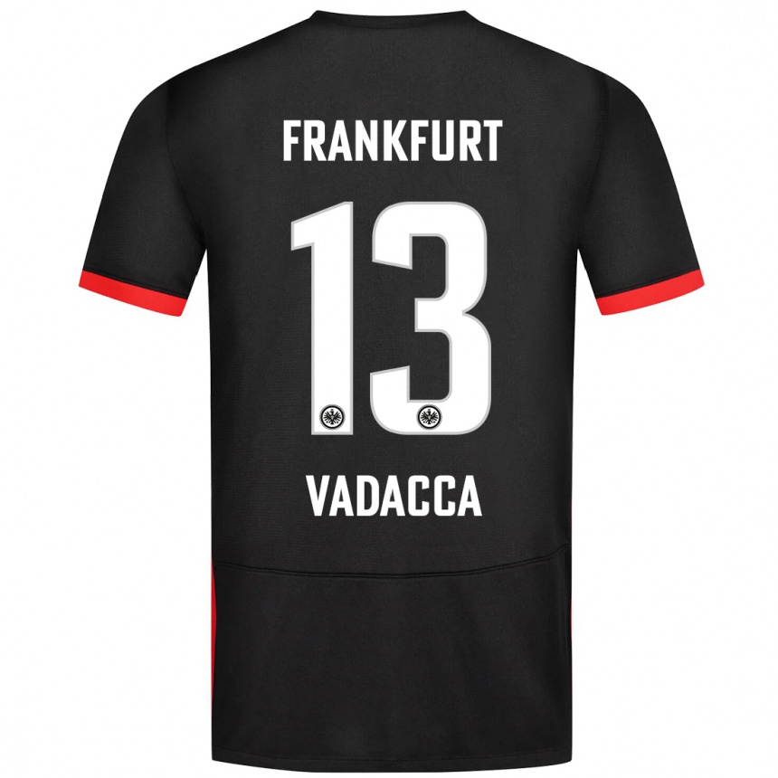 Niño Fútbol Camiseta Gianni Vadacca #13 Negro 2ª Equipación 2024/25 Argentina