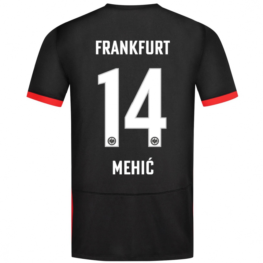 Niño Fútbol Camiseta Liam Mehić #14 Negro 2ª Equipación 2024/25 Argentina