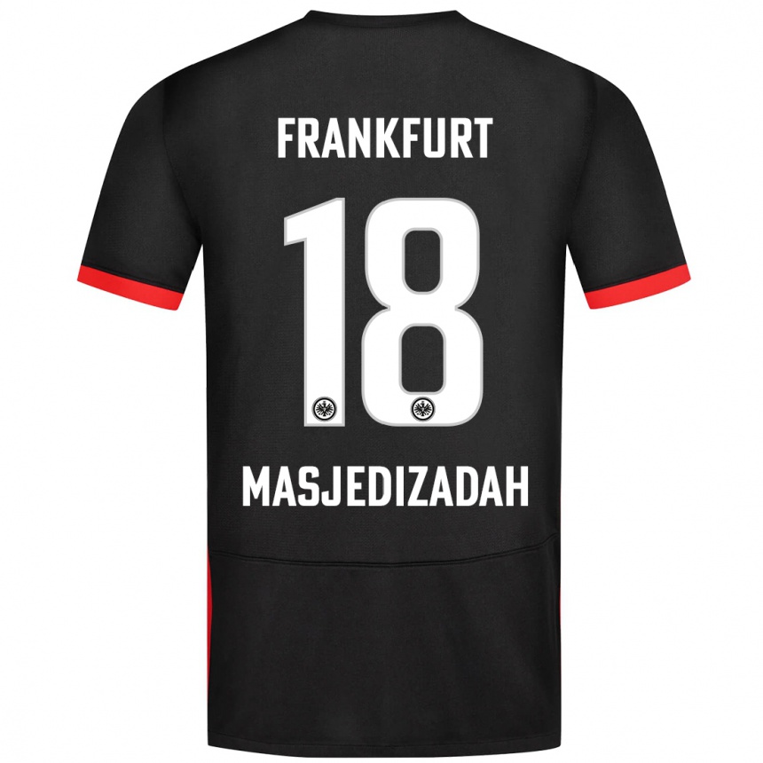 Niño Fútbol Camiseta Abolfazl Masjedizadah #18 Negro 2ª Equipación 2024/25 Argentina