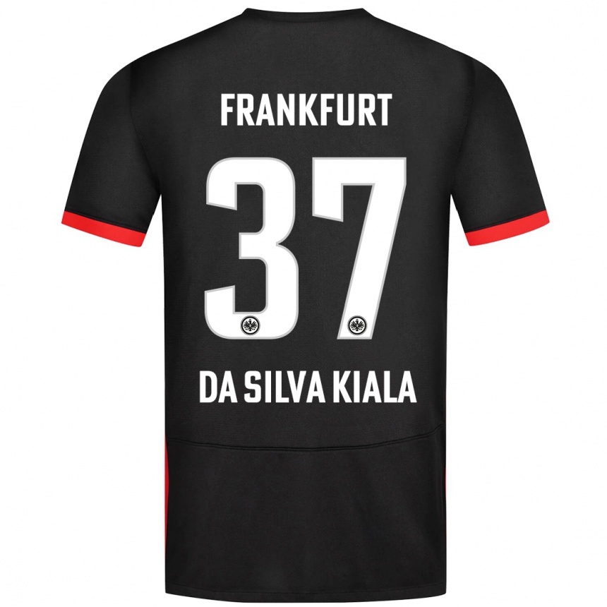 Niño Fútbol Camiseta Joel Da Silva Kiala #37 Negro 2ª Equipación 2024/25 Argentina