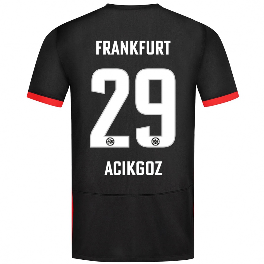 Niño Fútbol Camiseta Dilara Acikgoz #29 Negro 2ª Equipación 2024/25 Argentina