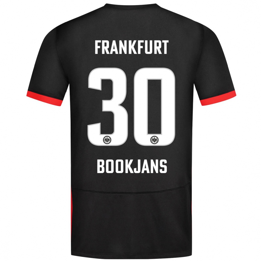 Niño Fútbol Camiseta Jakob Bookjans #30 Negro 2ª Equipación 2024/25 Argentina