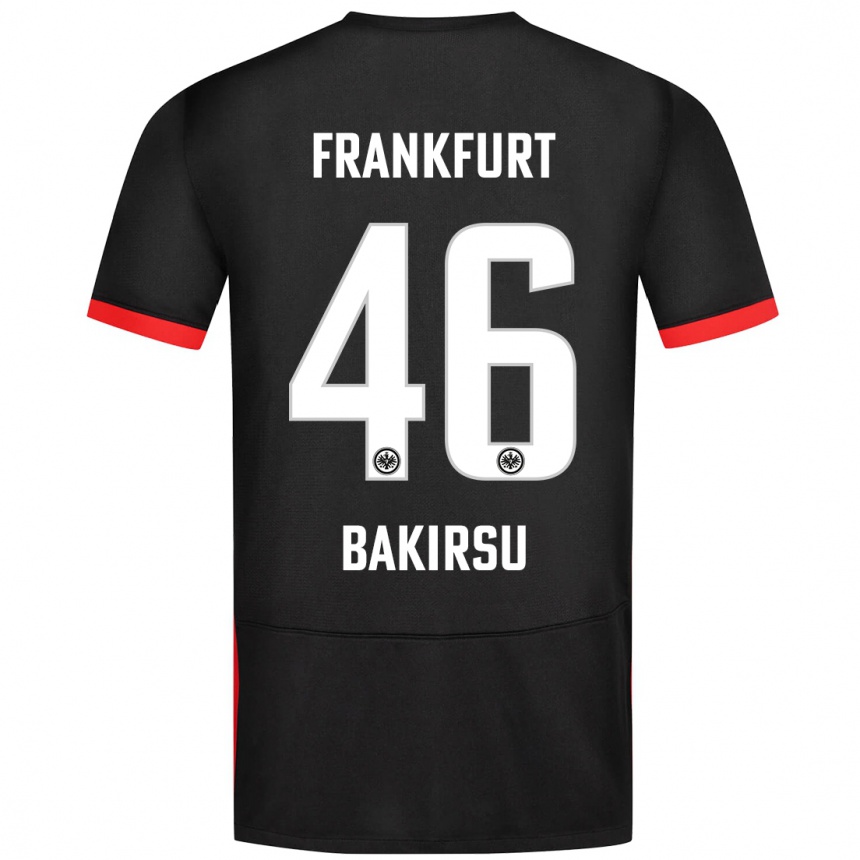 Niño Fútbol Camiseta Hüseyin Bakirsu #46 Negro 2ª Equipación 2024/25 Argentina