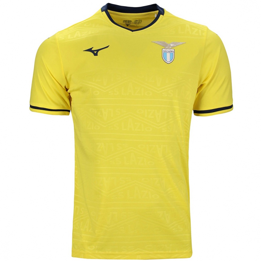 Niño Fútbol Camiseta Lorenzo Ferrari #2 Amarillo 2ª Equipación 2024/25 Argentina