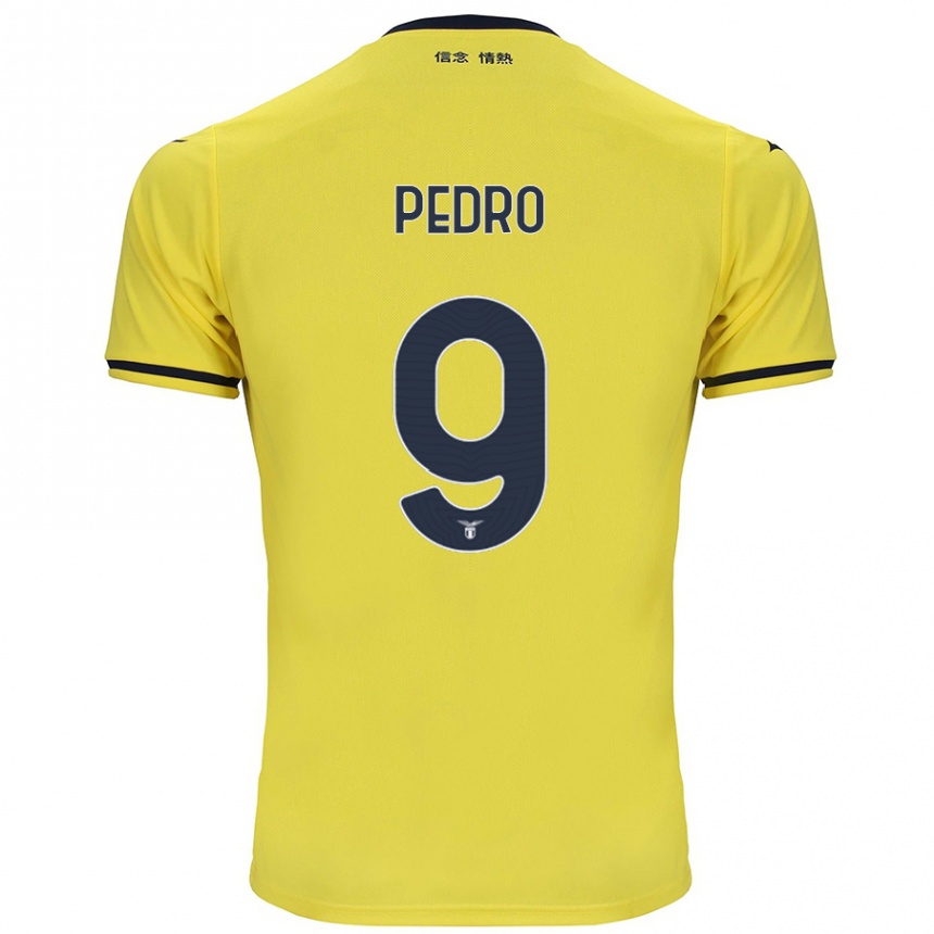 Niño Fútbol Camiseta Pedro #9 Amarillo 2ª Equipación 2024/25 Argentina