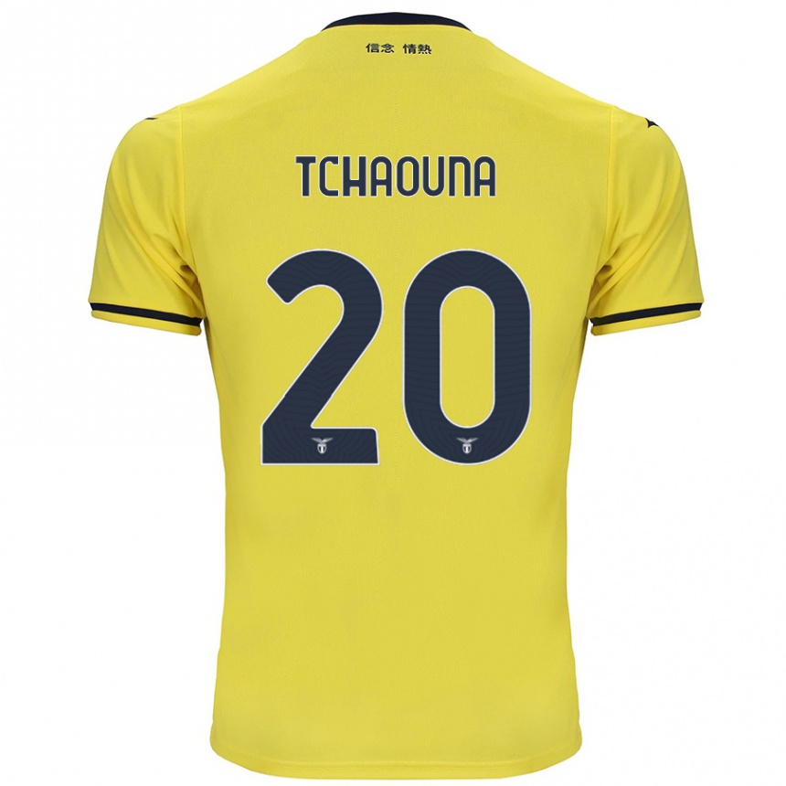 Niño Fútbol Camiseta Loum Tchaouna #20 Amarillo 2ª Equipación 2024/25 Argentina