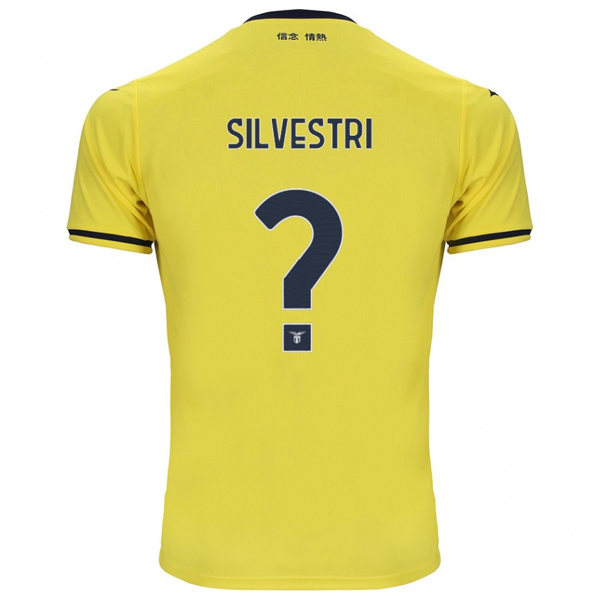 Niño Fútbol Camiseta Thomas Silvestri #0 Amarillo 2ª Equipación 2024/25 Argentina