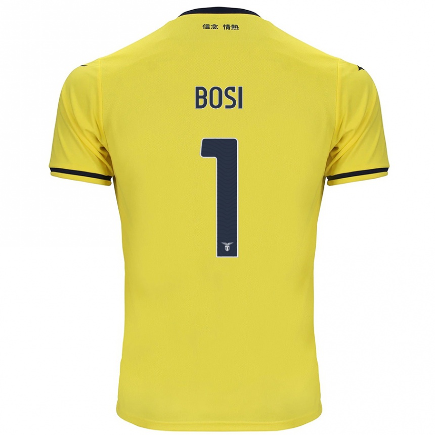 Niño Fútbol Camiseta Gioele Bosi #1 Amarillo 2ª Equipación 2024/25 Argentina