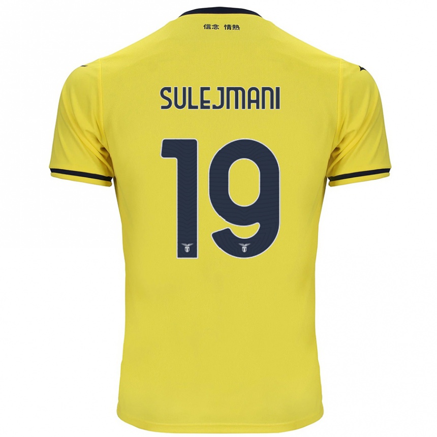 Niño Fútbol Camiseta Flavio Sulejmani #19 Amarillo 2ª Equipación 2024/25 Argentina