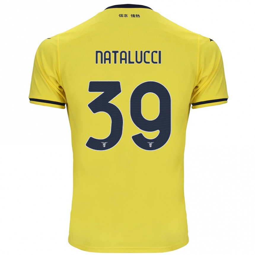 Niño Fútbol Camiseta Serena Natalucci #39 Amarillo 2ª Equipación 2024/25 Argentina