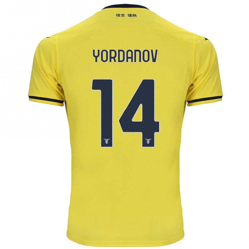 Niño Fútbol Camiseta Damyan Yordanov #14 Amarillo 2ª Equipación 2024/25 Argentina