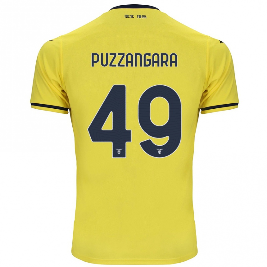 Niño Fútbol Camiseta Angelo Antonio Puzzangara #49 Amarillo 2ª Equipación 2024/25 Argentina