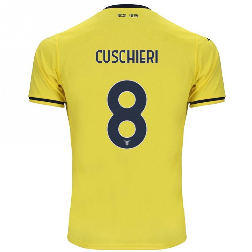 Niño Fútbol Camiseta Rachel Cuschieri #8 Amarillo 2ª Equipación 2024/25 Argentina