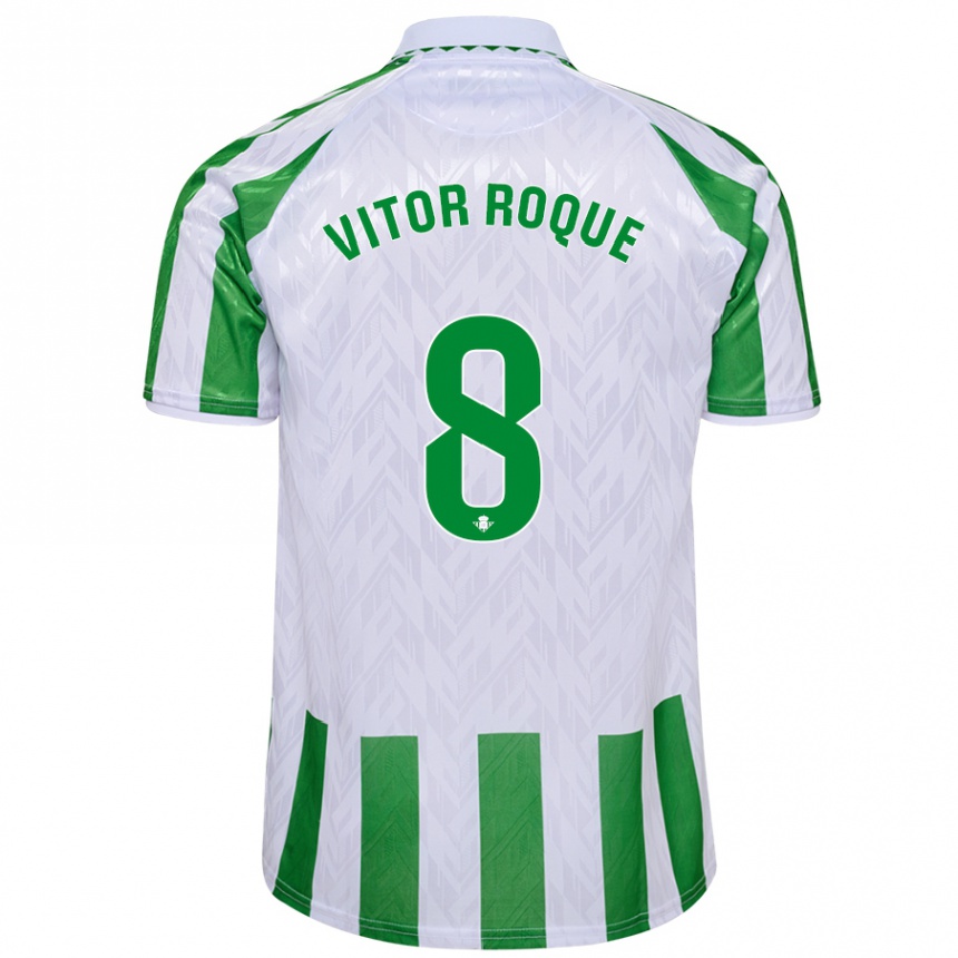 Hombre Fútbol Camiseta Vitor Roque #8 Azul Rojo 1ª Equipación 2024/25 Argentina