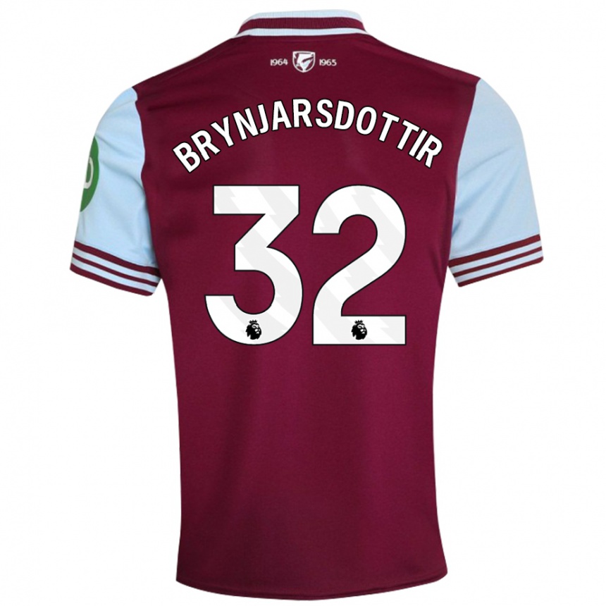 Hombre Fútbol Camiseta Dagny Brynjarsdottir #32 Rojo Oscuro 1ª Equipación 2024/25 Argentina