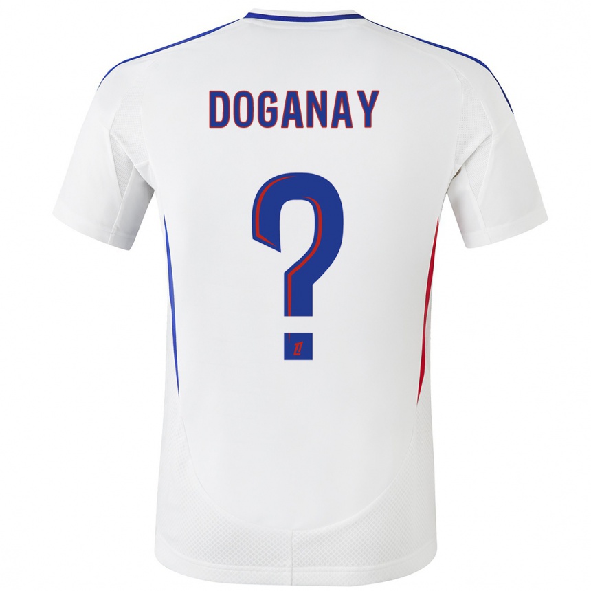 Hombre Fútbol Camiseta Kenan Doganay #0 Blanco Azul 1ª Equipación 2024/25 Argentina